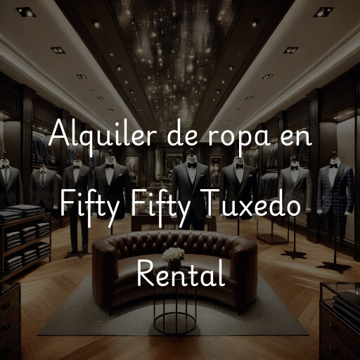 Alquiler de ropa en Fifty Fifty Tuxedo Rental