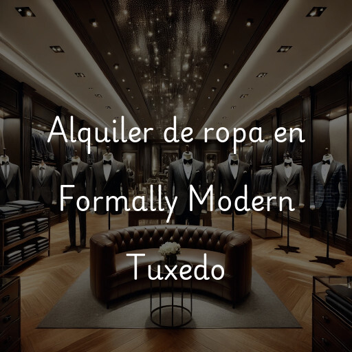 Alquiler de ropa en Formally Modern Tuxedo