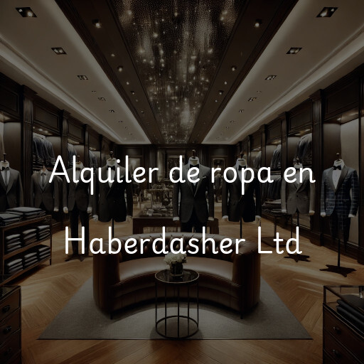 Alquiler de ropa en Haberdasher Ltd