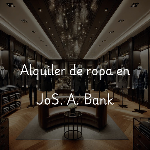 Alquiler de ropa en JoS. A. Bank