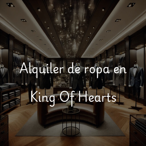 Alquiler de ropa en King Of Hearts