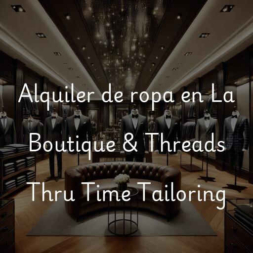 Alquiler de ropa en La Boutique & Threads Thru Time Tailoring