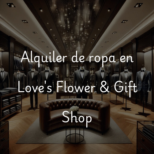 Alquiler de ropa en Love's Flower & Gift Shop