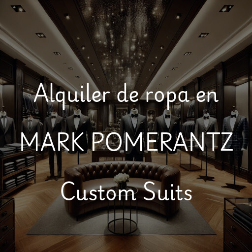 Alquiler de ropa en MARK POMERANTZ Custom Suits