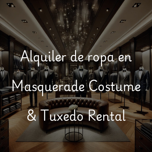 Alquiler de ropa en Masquerade Costume & Tuxedo Rental