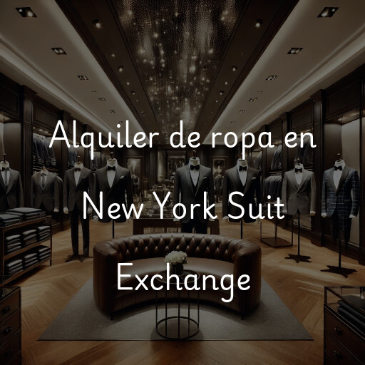 Alquiler de ropa en New York Suit Exchange