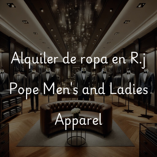 Alquiler de ropa en R.j Pope Men's and Ladies Apparel