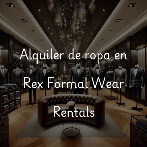 Alquiler de ropa en Rex Formal Wear Rentals