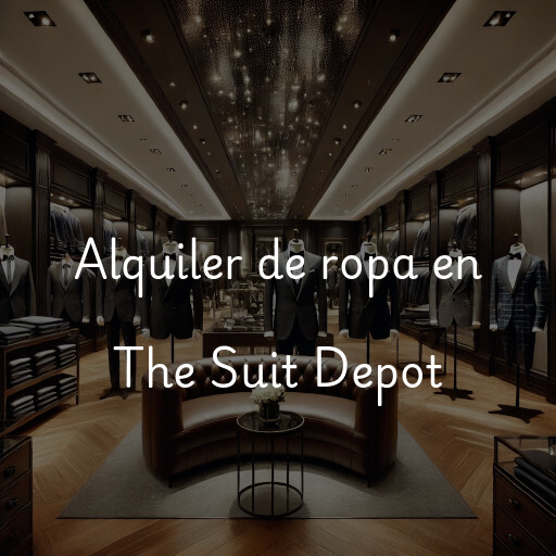 Alquiler de ropa en The Suit Depot