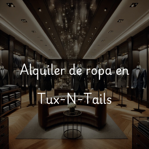 Alquiler de ropa en Tux-N-Tails