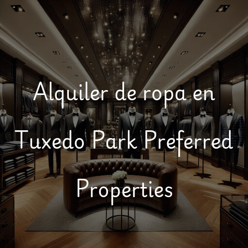 Alquiler de ropa en Tuxedo Park Preferred Properties